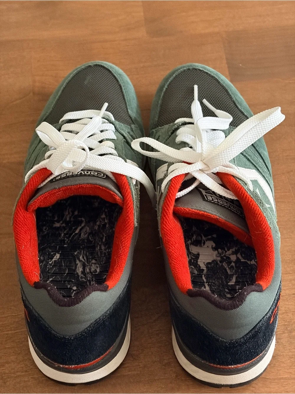 Converse CONS Thunderbolt Ox Retro Sneakers Green Orange Men's 6.5 / Women's 8.5